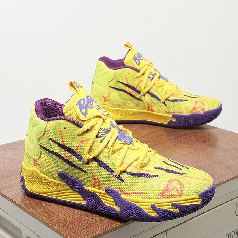 Three ball three generation purple Lamelo Ball MB.03 Men's shoes Women's low top shock absorption non-slip_voghion.com
