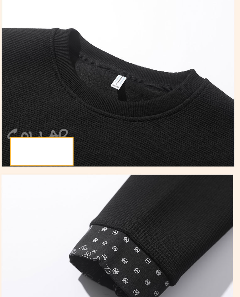 Abbigliamento maschile 2024 abiti casual larghi per uomo design classico moda abiti due pezzi marchio felpe abbinate per uomo_voghion.com