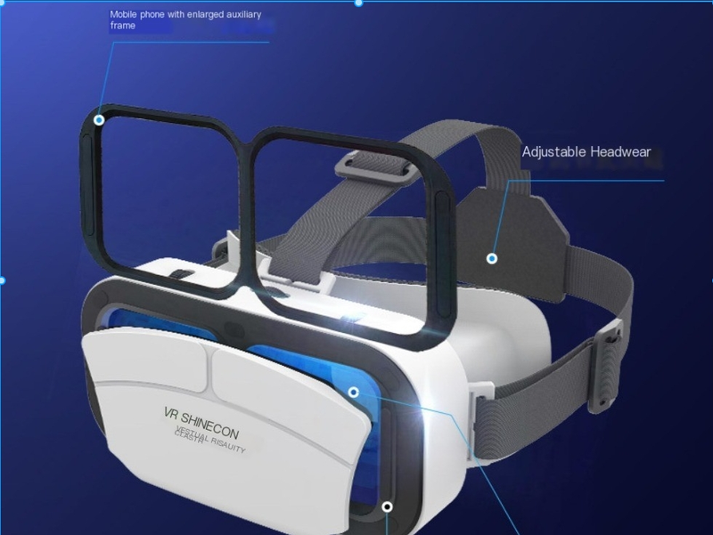 Okulary VR, konsola do gier 3D Movie All-in-one, okulary immersyjne do wirtualnej rzeczywistości, VRShinecon_voghion.com