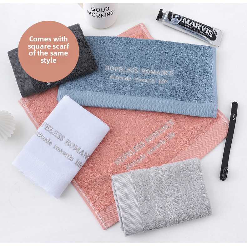 Premium Thick 100% Cotton Face Towel - Soft & Absorbent For Hotels & Home Use_voghion.com