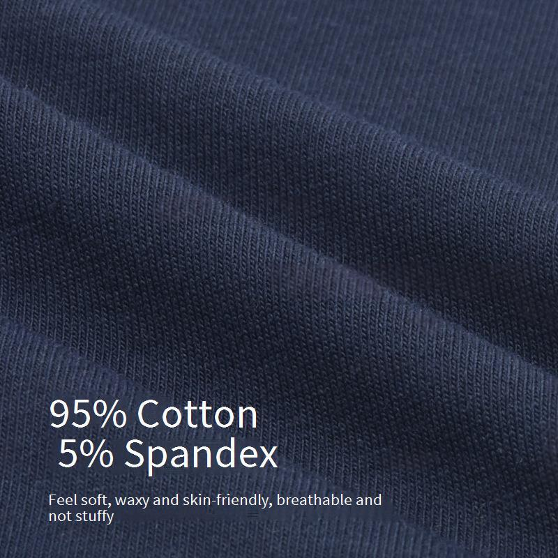 Sous-vêtements pour hommes en coton à longues fibres du Xinjiang de qualité supérieure - Boxer respirant et antibactérien avec doublure en graphène_voghion.com