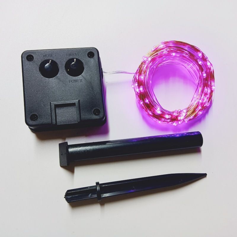 Luci a LED a energia solare, luci a stringa impermeabili per esterni, 100/200/300/500/1000 LED, 8 modalità_voghion.com