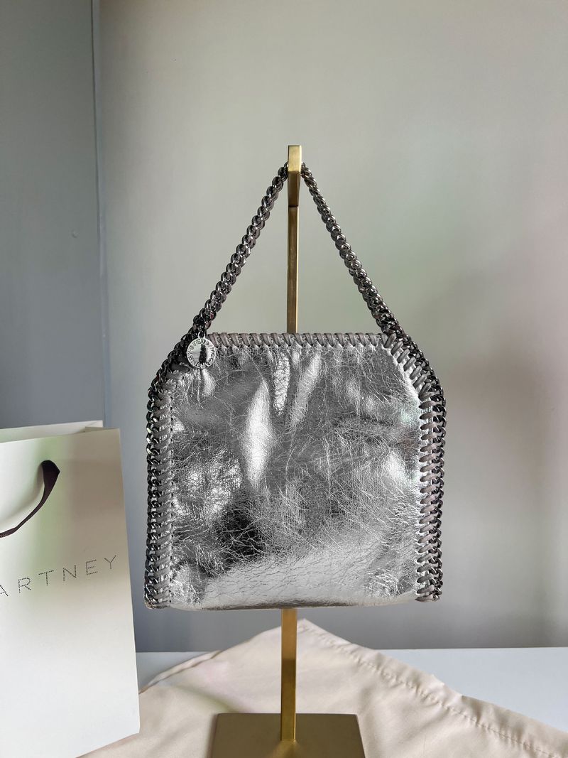 Stella Mccarey Falabella Große Einkaufstasche Designertasche Damen Schwarz Einkaufskette Taschen Geldbörse Messenger Leder Handtaschen_voghion.com