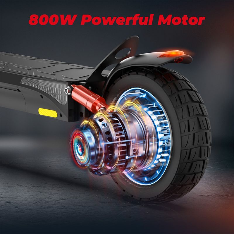 ISCOOTER IX3 10" Off-Road Elektrische Scooter 800W Motor 48V 10Ah Accu, App Bediening_voghion.com