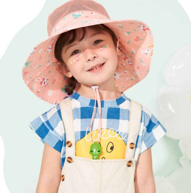 "Kids Sun Hat With UPF 50+ – Wide Brim Baby Sun Protection Hat For Boys & Girls (Summer Outdoor Play)"_voghion.com