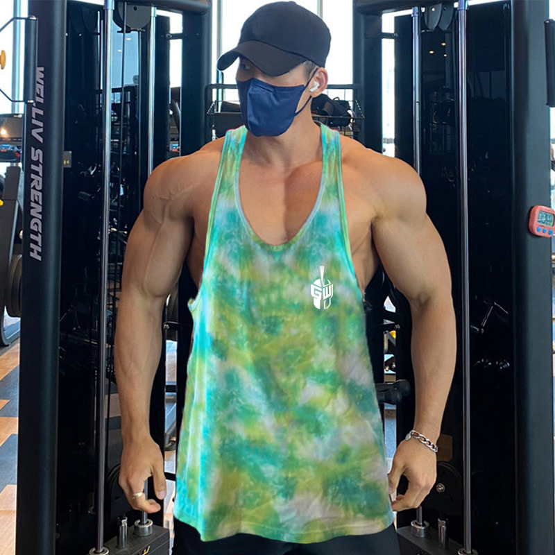 Heren Muscle Fitness Vest, Snel drogende marathonsporten, Racetraining, Mouwloze uitrusting, Sportkleding_voghion.com