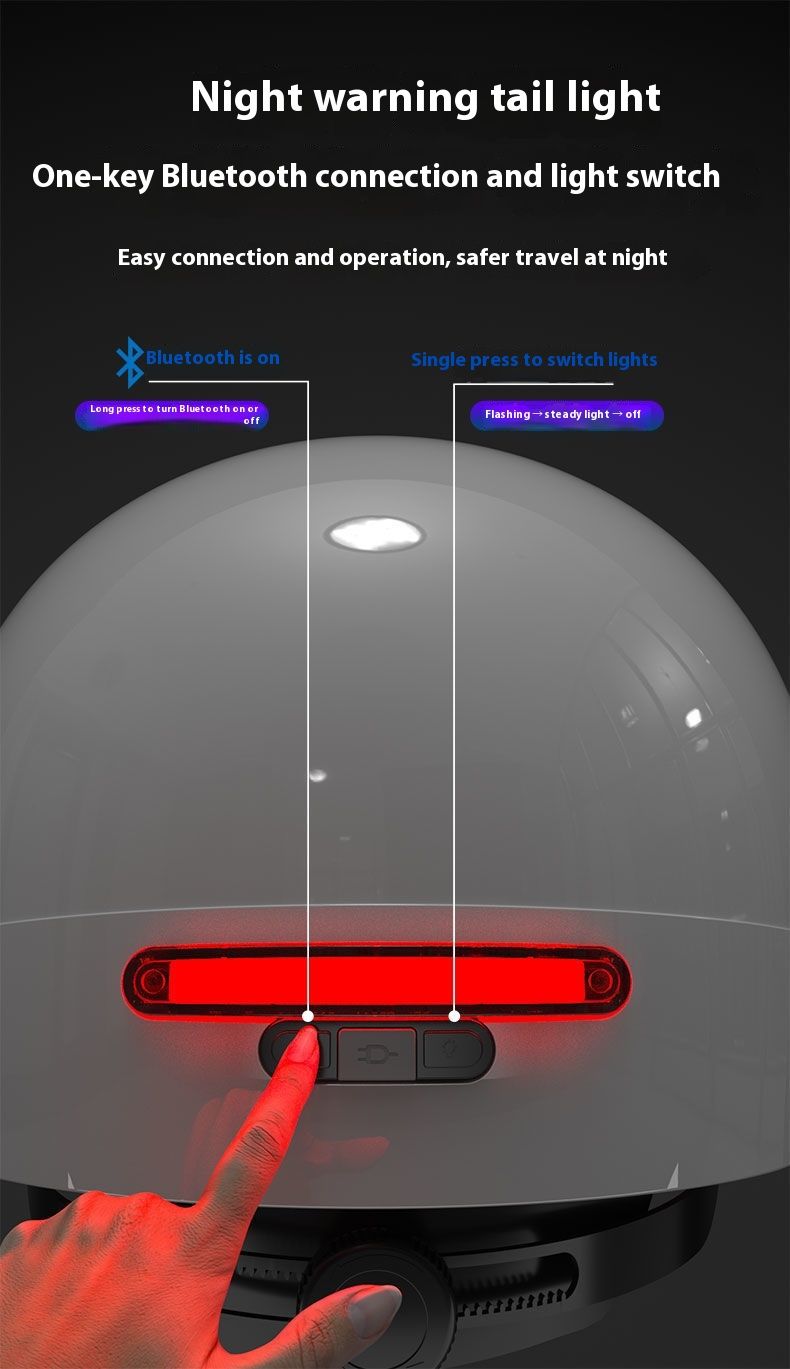 Casco di sicurezza per bicicletta elettrica unisex quattro stagioni certificata 3C con protezione solare estiva e Bluetooth_voghion.com