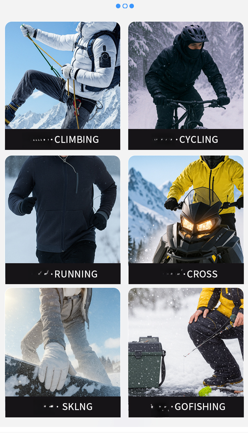 Scaldacollo invernale antifreddo per donna, per ciclismo elettrico, in nylon senza cuciture, con passanti per le orecchie_voghion.com
