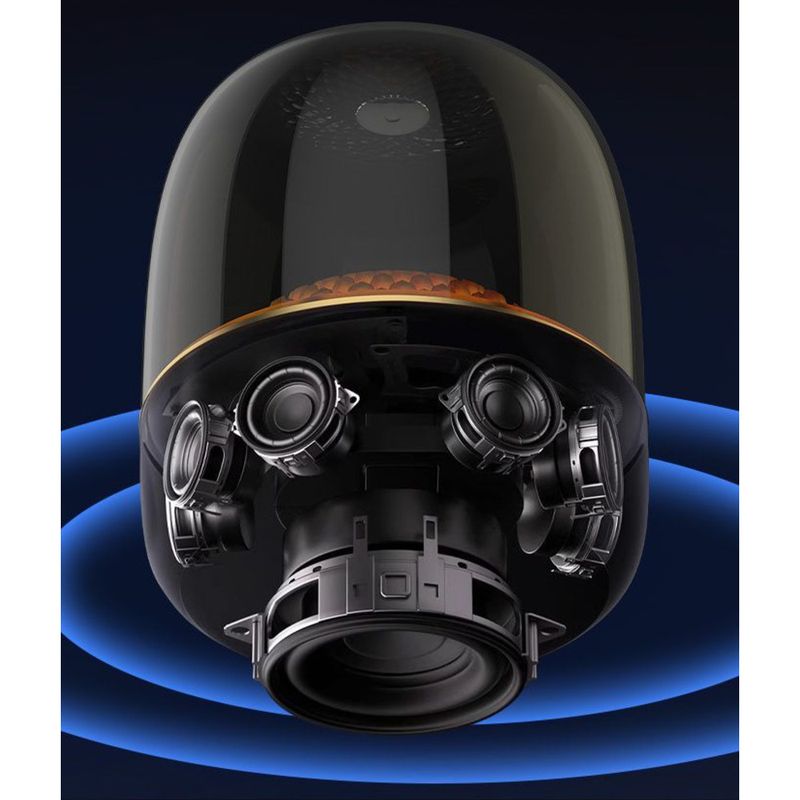 Altoparlante da tavolo audiofilo Bluetooth Huaqiangbei Liuli Harman Super Bass Cannon di settima generazione con suono di alta qualità_voghion.com
