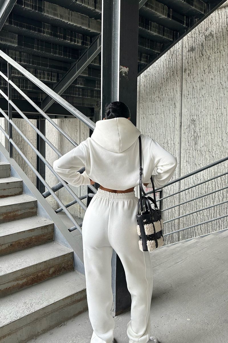 Women's Casual Hooded Sweatshirt & Jogger Set - Long Sleeve Pullover Hoodie With Pockets & Comfortable Lounge Pants ( Streetwear, Autumn Winter)_voghion.com