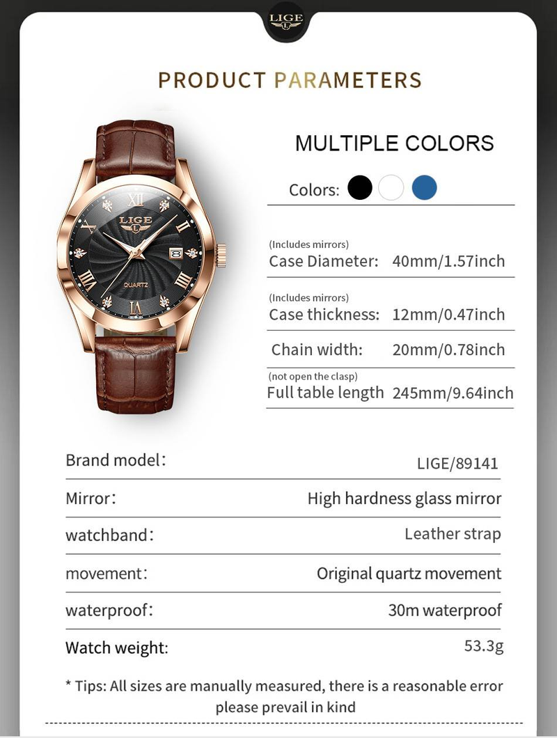 Orologio da uomo - Orologio da polso al quarzo impermeabile con datario, lancette luminose e design multifunzionale per abbigliamento business e casual_voghion.com