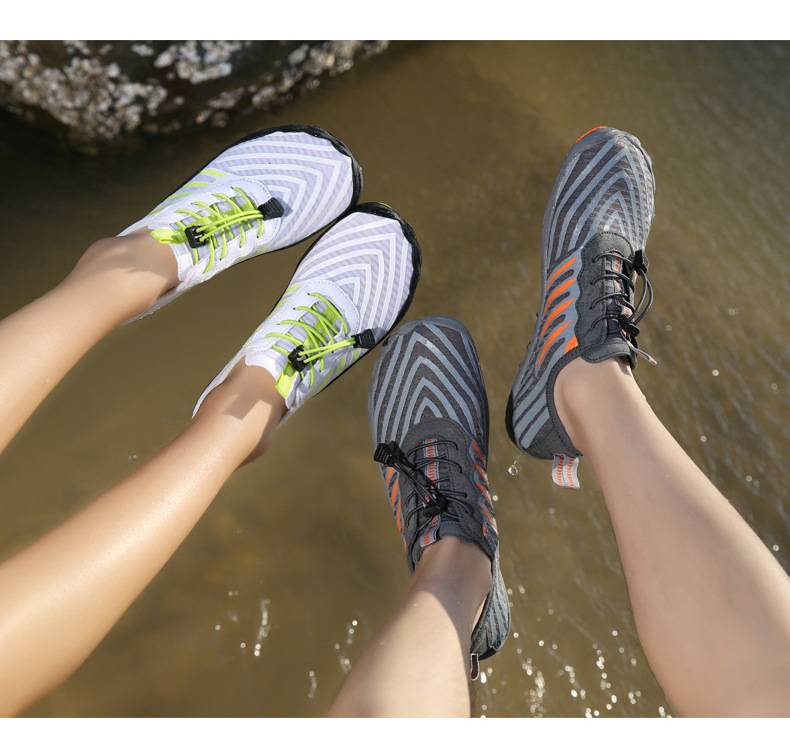 Scarpe da acqua unisex ad asciugatura rapida con suola antiscivolo, leggere e traspiranti per nuoto, spiaggia, yoga e avventure all'aria aperta._voghion.com
