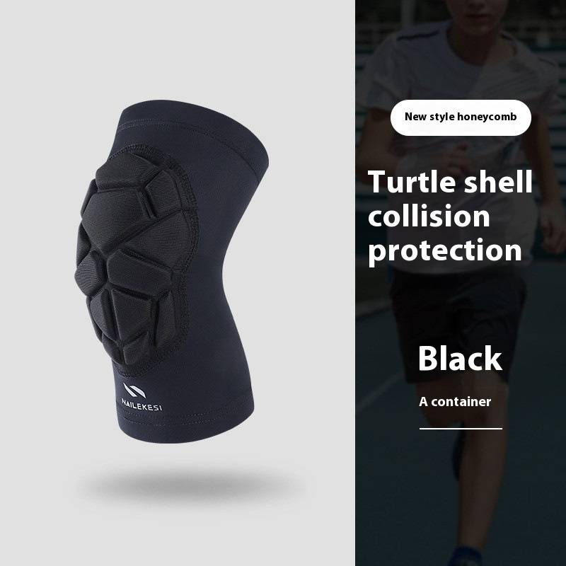 Breathable Kids Knee Pads For Basketball & Soccer, Lightweight Lycra Protective Gear With Honeycomb Padding, Non-Slip Design_voghion.com