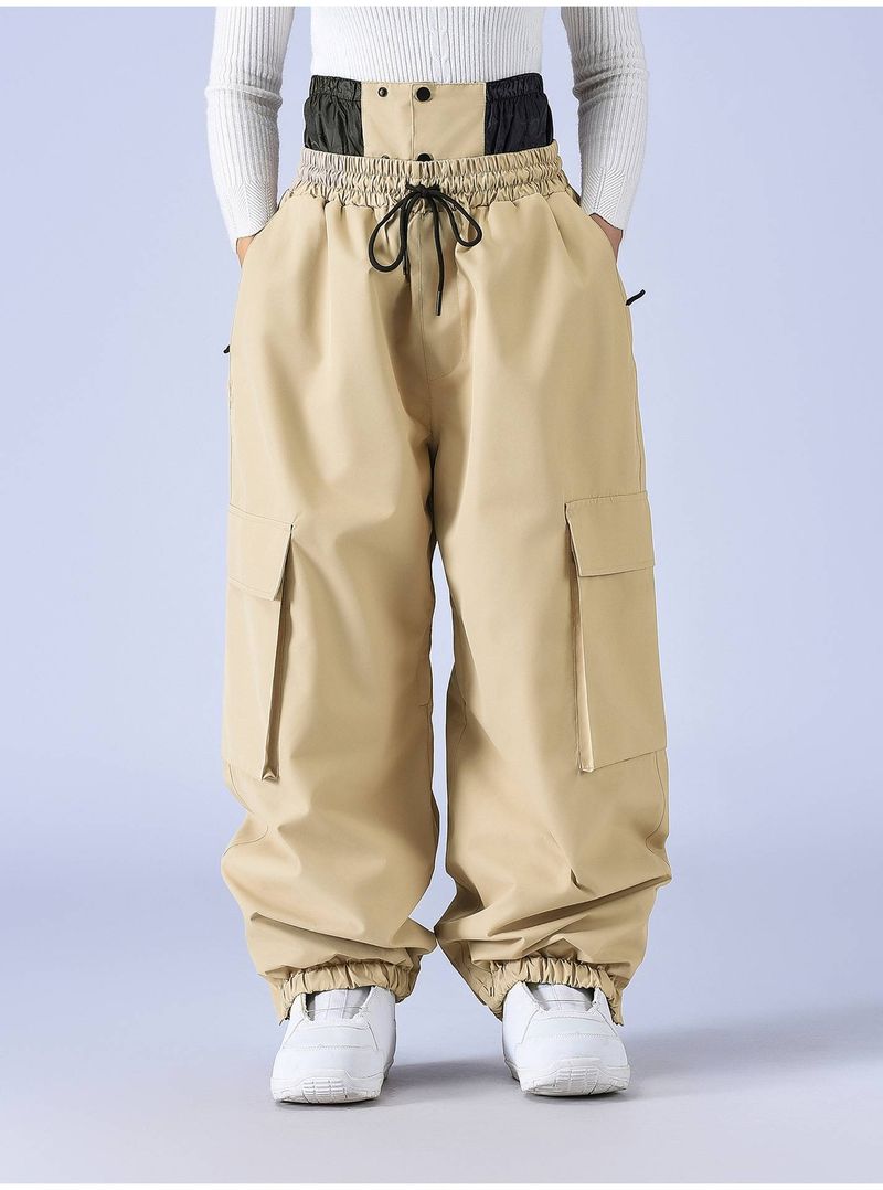 Skihose Herren und Damen Snowboardhose Winter Outdoor Winddicht Wasserdicht Warm Lose Version Skihose Cross Border Style_voghion.com