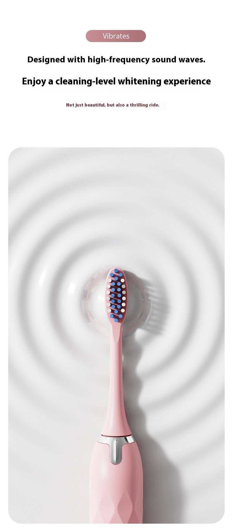 Premium Magnetic Sonic Electric Toothbrush – 5 Modes, Ultra-Soft Bristles, IPX7 Waterproof, USB-C Fast Charging, 30+ Days Battery, Low Noise_voghion.com