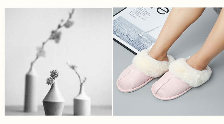 Grenzüberschreitender E-Commerce-Mao-Mund-Erhöhung Home Herren Damen Indoor und Outdoor Warm Cotton Hausschuhe Spot_voghion.com