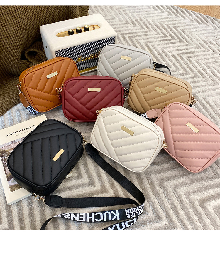Fashion Women's Small Crossbody Bag PU Leather Messenger Bag Zipper Handbag Purse Summer Travel Bag _voghion.com
