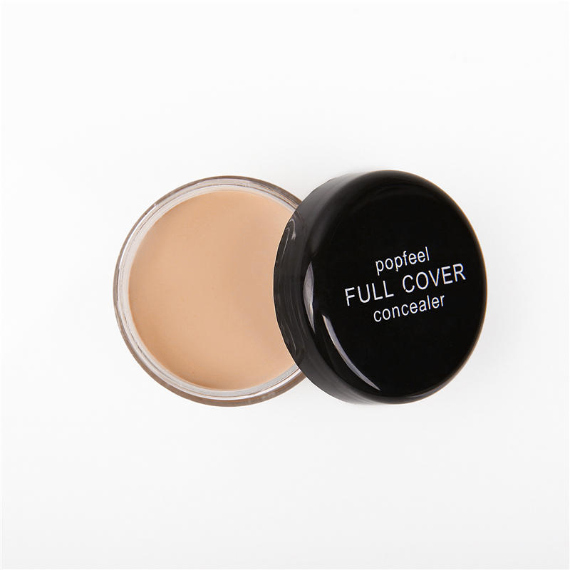 Concealer Foundation Cream Makeup Base Professional Full Coverage Freckles Cover Acne Spots and Dark Circles Facial Makeup_voghion.com