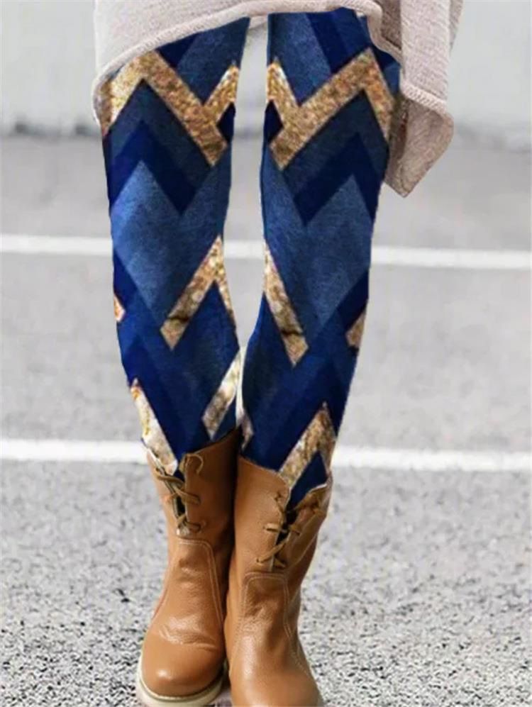 Collant da donna con vita elasticizzata, caldi leggings con pantaloni a stivale in un unico pezzo_voghion.com