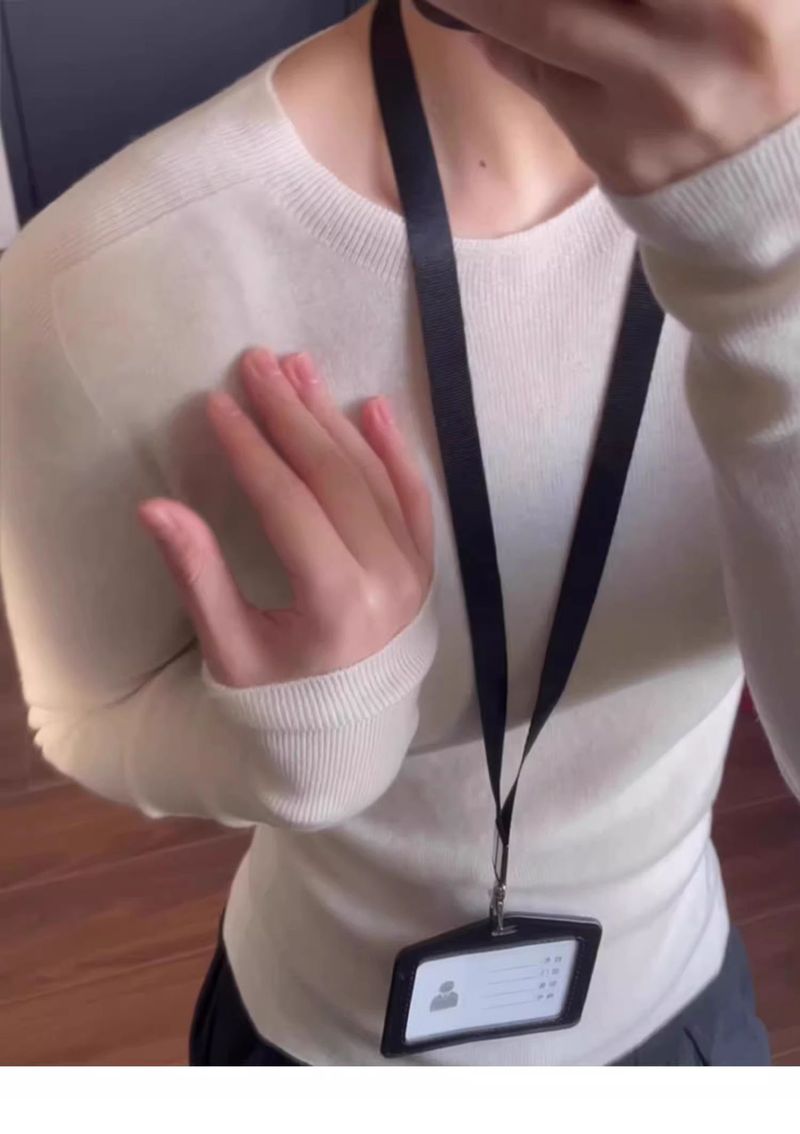 Camicia bianca slim fit con scollo rotondo in lana per donna, intimo snellente per autunno e inverno, maglione esterno indossabile,_voghion.com