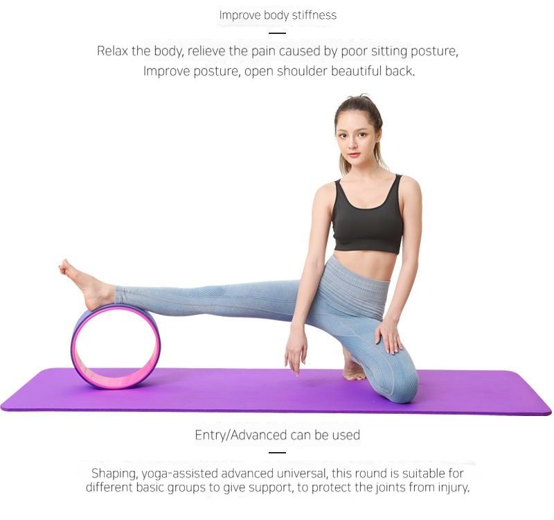 Nyitott felszerelés kezdő kerék háthajlító isteni eszköz karcsúsító láb mágikus jóga pilates gyűrű_voghion.com