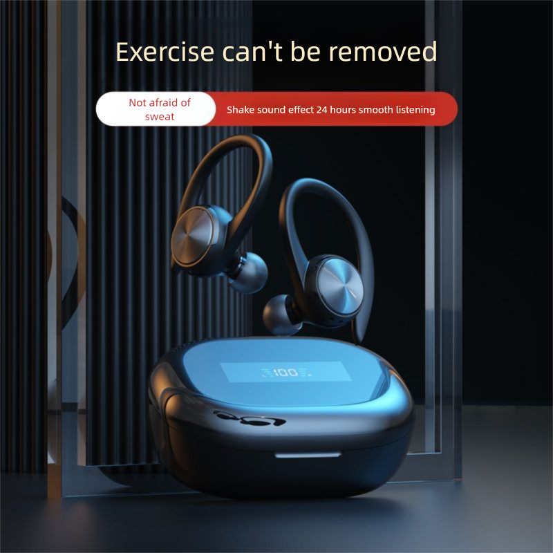 Sports Wireless Bluetooth Earphones, Over-Ear Dual Ear Running High-Quality New Model Compatible With Huawei, Xiaomi,_voghion.com