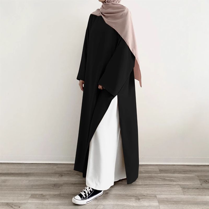 Dameskleding Dubai Dames Tweedelig Pak Robe Onderkant Rok Casual Jurk_voghion.com