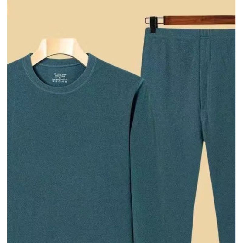 Debeli muški set donjeg rublja, dvostrane njemačke flanelske termalne mladenačke plus size jesenske hlače, donje rublje, tajice_voghion.com
