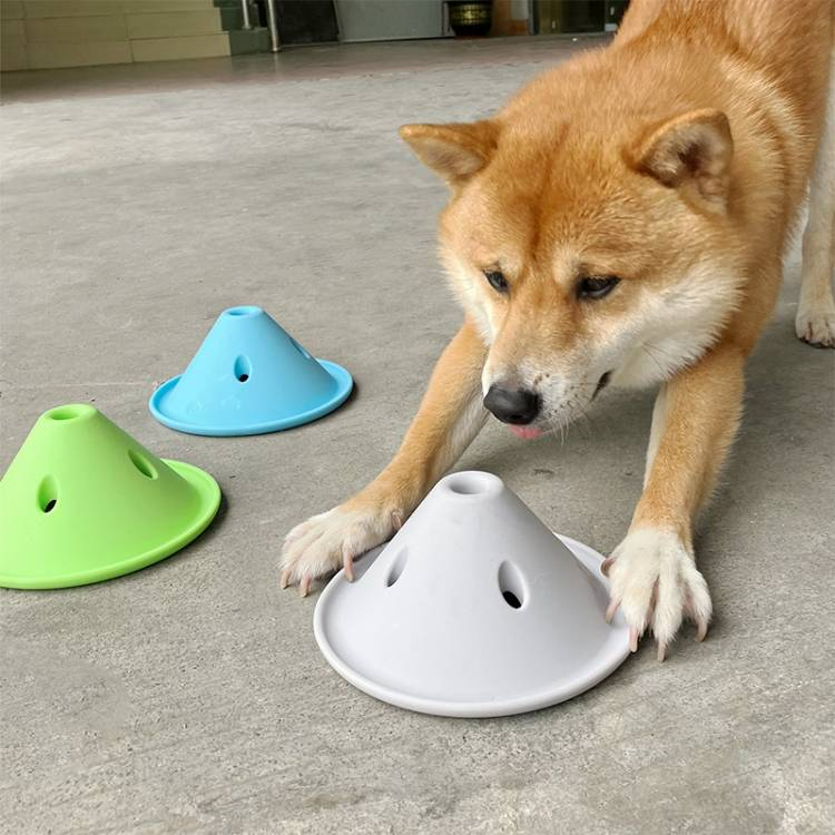 Dog Slow Feeder Bowl Fun Interactive Licking Toy_voghion.com