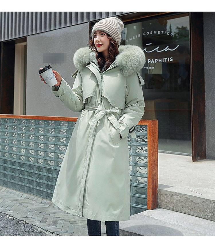 Çıkarılabilir Suni Kürk Kenarlı Kadın Uzun Parka Mont, 3'ü 1 Arada Çok Amaçlı Kışlık Ceket, İşe Gidip Gelmek ve Açık Hava İçin Kapüşonlu Kapitone Alternatif Mont_voghion.com