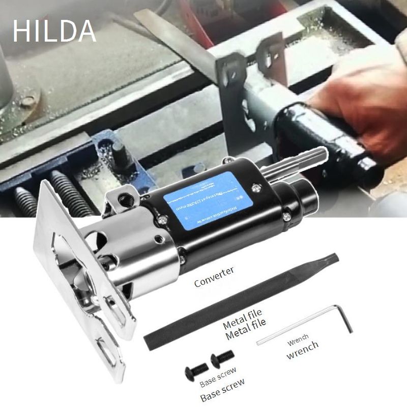 HILDA Electric Drill To Reciprocating Saw Converter - 3-in-1 Multi-Tool For Woodworking, DIY Cutting & Home Improvement_voghion.com