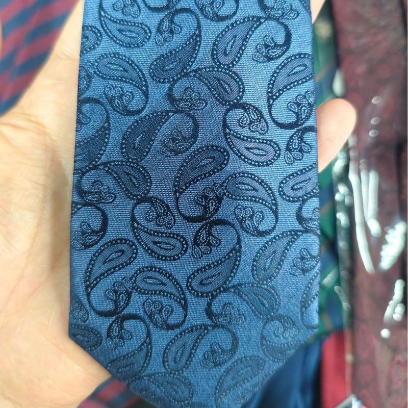 Cravatta in seta di gelso jacquard tinta in filo, di alta qualità, casual da lavoro, da sposa, versione coreana_voghion.com