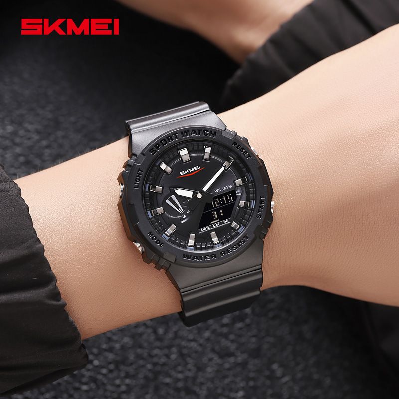 Momentum Multi-Set Wecker Sport Chronograph Student Multifunktionszeiger Elektronische Synchronisation Macine_voghion.com