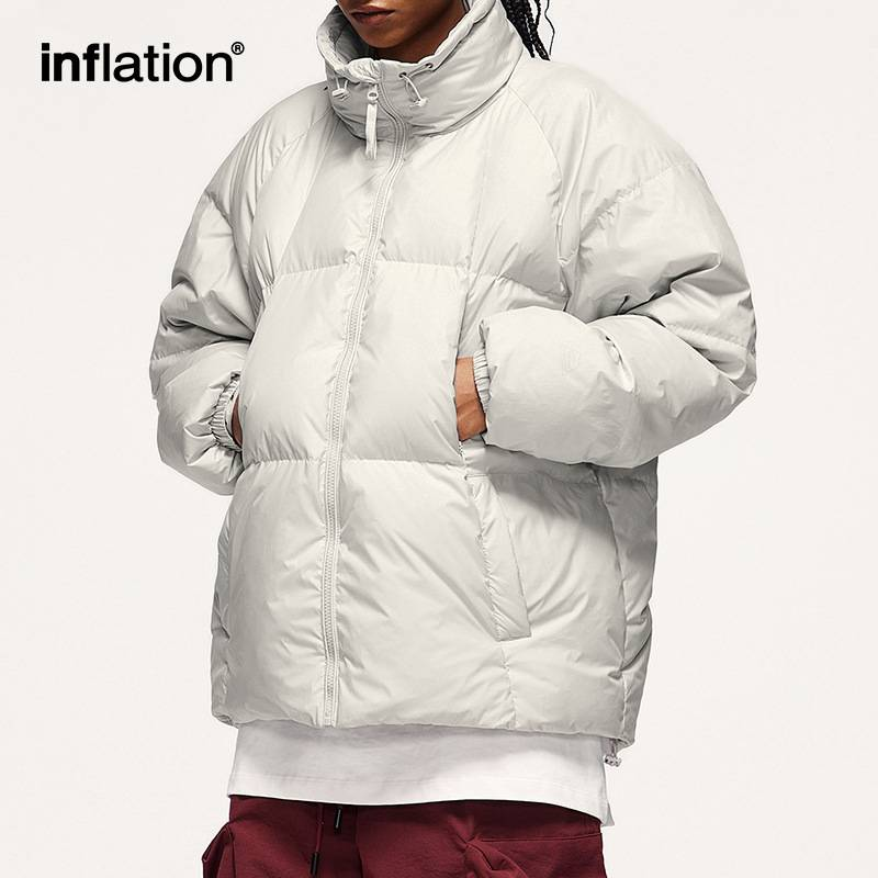 Men's Clothing men's Teflon three proof toast down jacket autumn and winter new 90 velvet solid color high collar down jacket_voghion.com
