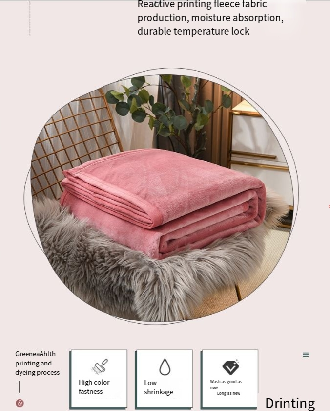 Manta de vellón francés multifuncional de color sólido para otoño e invierno, cálida manta para guardería, manta para cama individual y doble._voghion.com