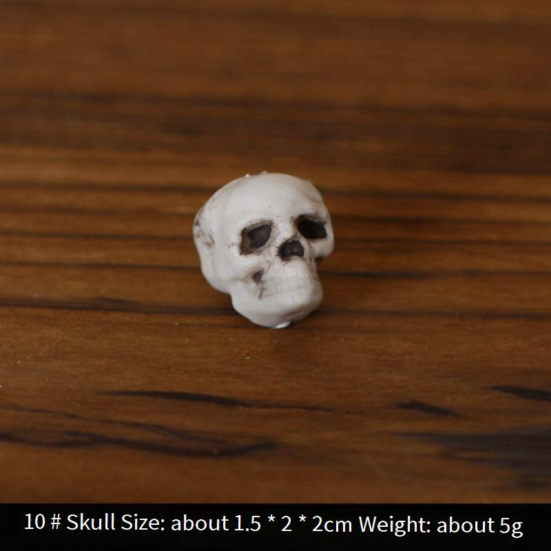 Spooky Halloween Keychain Prank Toys - Jumping Eyeballs, Glow-in-the-Dark Skeletons, Biting Pumpkins, Creepy Finger Sleeves_voghion.com