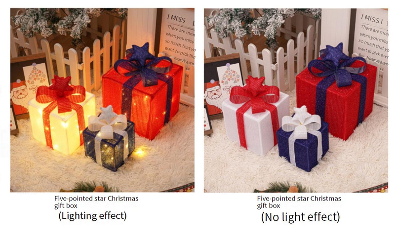 Ensemble de décorations lumineuses de Noël avec télécommande - Guirlandes lumineuses de Noël intérieures/extérieures, options blanc chaud et multicolores,_voghion.com