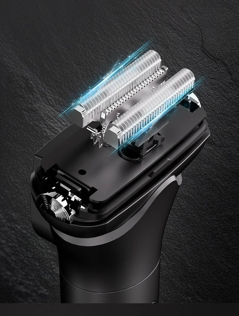 Professional Rechargeable Electric Shaver For Men With 3D Floating Heads, LED Display & Full Body Washable - Custom Color Options"_voghion.com
