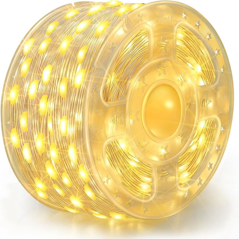 Solar LED Fairy Lights Outdoor Waterproof String Lights - 10/20/30/50/100M, 100-800 LED, Warm/White/Color Options,_voghion.com