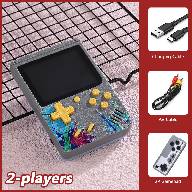 Nouvelle console de jeu portable G50, écran 3 pouces, 500 en 1, mini console de jeu vidéo de poche, rétro, nostalgique, cadeaux_voghion.com