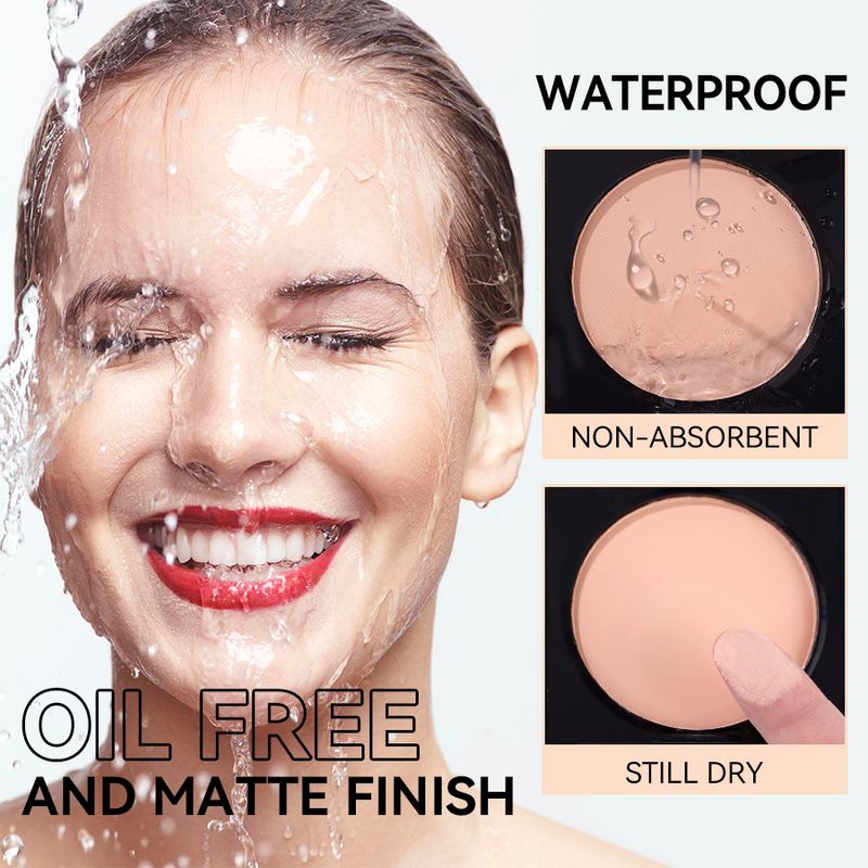 AMG Square Powder Palette - Multi-Color Waterproof Long-Lasting Full Coverage Brightening Smudge-Proof Powder_voghion.com