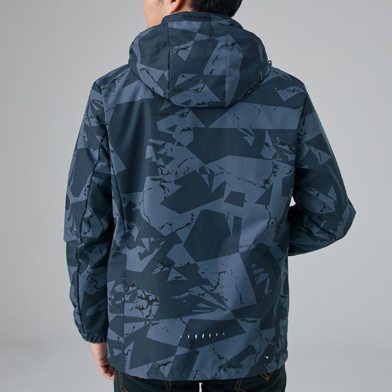 Winter Jacket Men Three-in-One 0.05kg Piece Set Detachable Windproof Warm Inner Liner Outdoor Camouflage Skiing_voghion.com