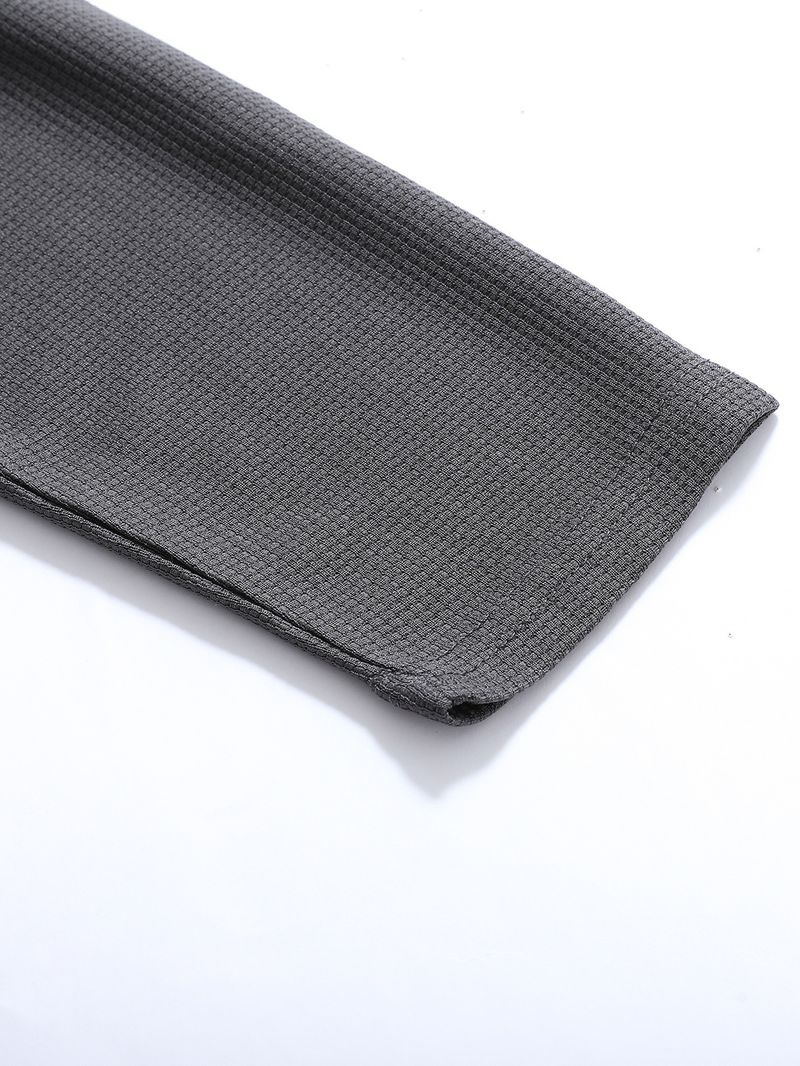 Spring And Autumn New Men's T Shirt Sweater Casual Sports Colorblock Long Sleeve Turtleneck Half Zipper Top_voghion.com