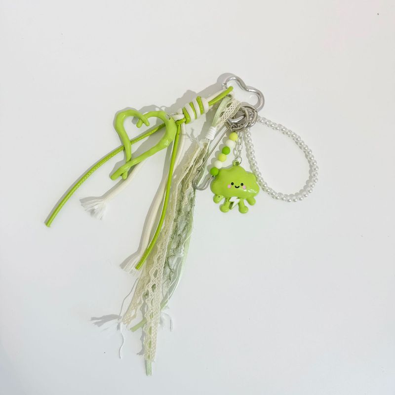 Chaîne de téléphone multifonctionnelle en alliage vert pour sac à dos d'étudiant, accessoire de niche haut de gamme de style Miu_voghion.com