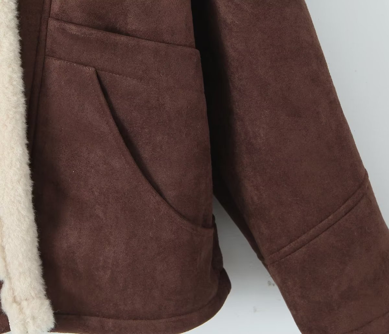 2024 Herbst/Winter Neue Damenmode Lose Warme Lammwolle Mantel D79245_voghion.com