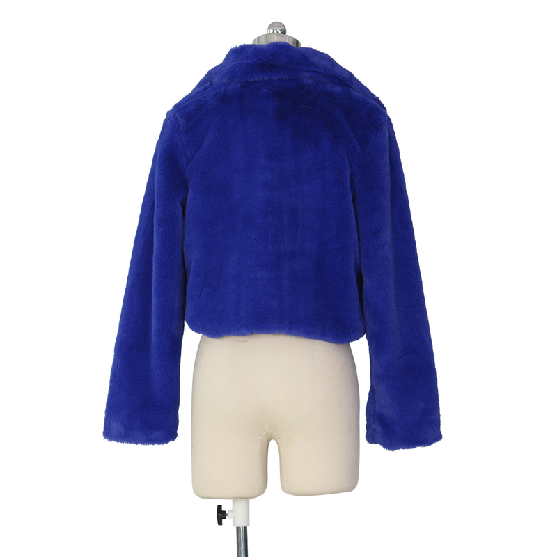 L'abbigliamento femminile desidera Dunhuang vendita calda autunno e inverno cardigan in pelliccia sintetica sciolto giacca corta cappotto soffice_voghion.com