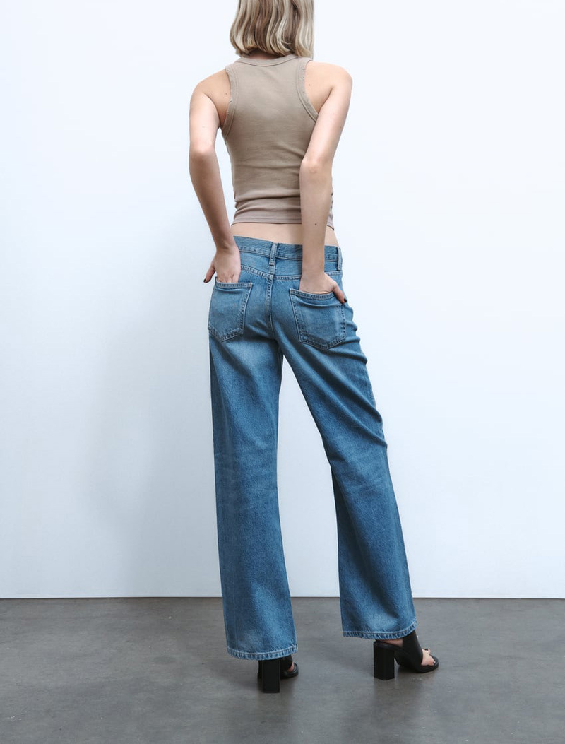 T-shirt a coste lavate con bretelle basic stile abbigliamento da donna_voghion.com
