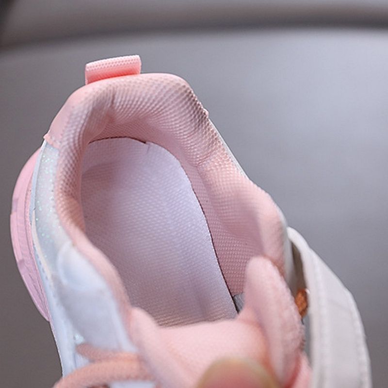 XUANMU Kid's Led Light Shoes Fashion Boys Sneakers Girls Brand Design Casual Shoes Breathable Children Sport Shoes X109B_voghion.com