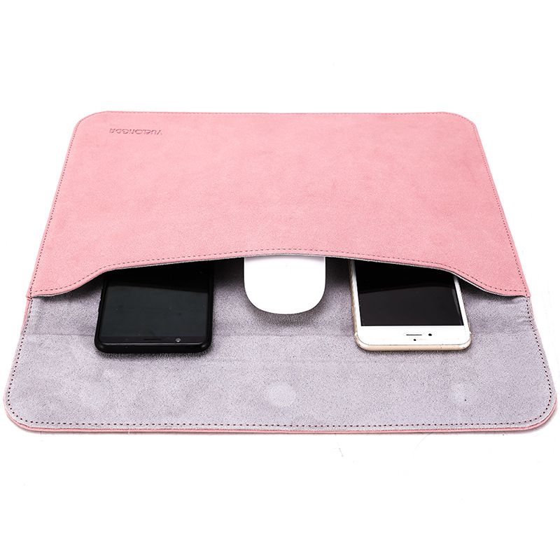 Housse pour tablette 12-14 pouces en PU mat, étui de protection léger et décontracté pour ordinateur portable_voghion.com