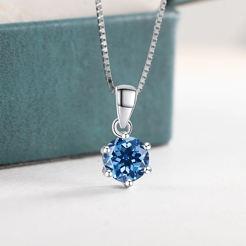 Collana con ciondolo in moissanite autentica da 1 CT Tancise per donna, gioielli raffinati per matrimonio, festa in argento sterling di alta qualità_voghion.com